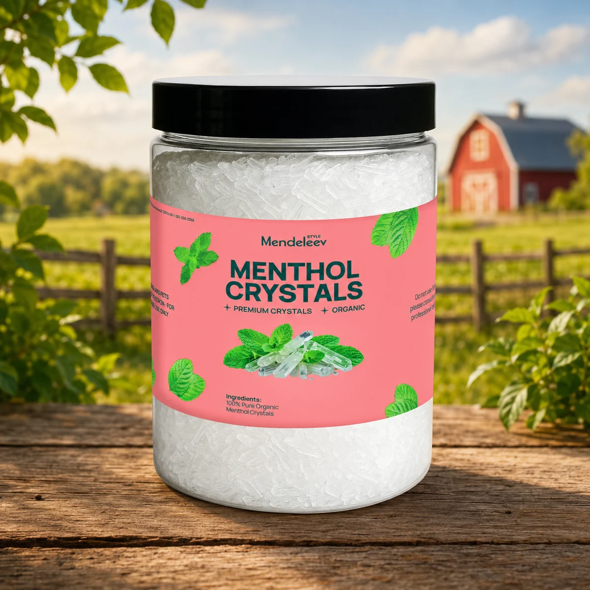 Menthol Crystals - Pure Organic 100%