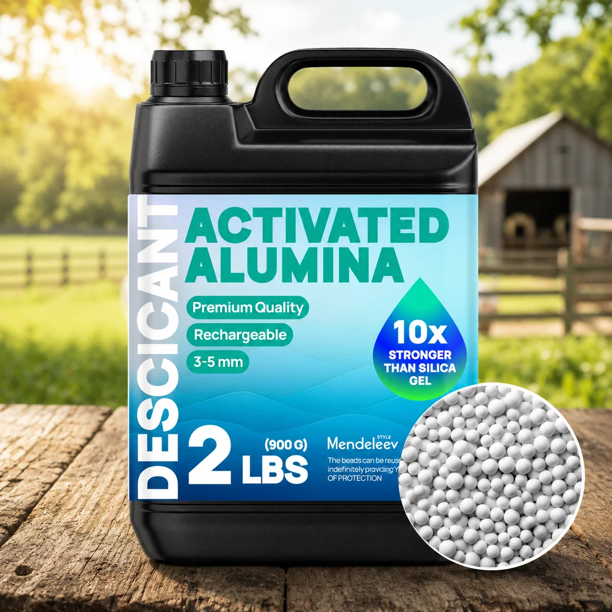Activated Alumina Desiccant Beads for Filament Drying