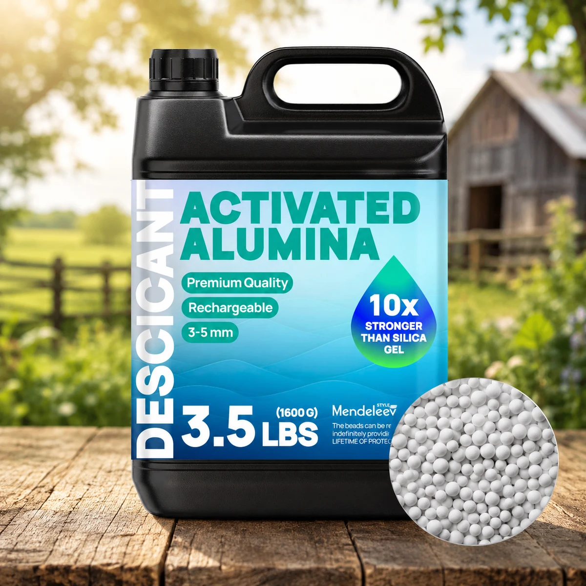 Activated Alumina Desiccant Beads for Filament Drying 3.5 Lb