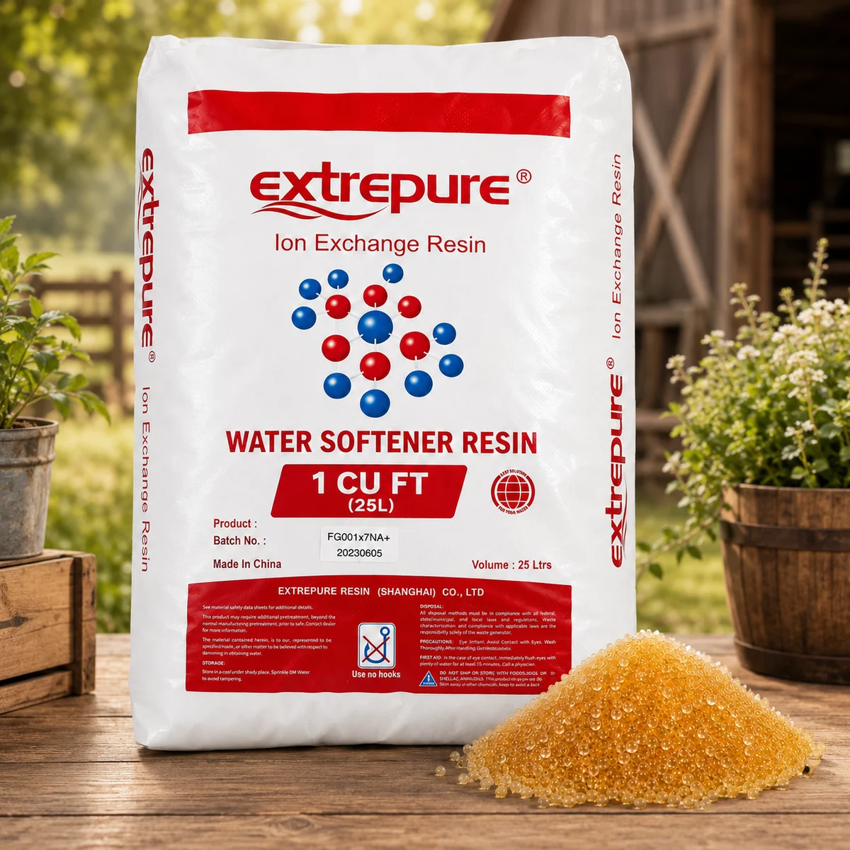 Water Softener Resin Replacement 1 Cu Ft (25L)